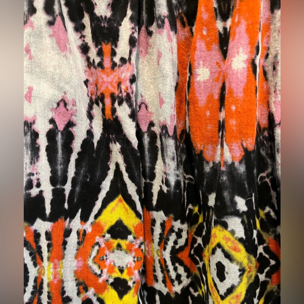 Rip Curl Rutched Bodice Tye Dye Spaghetti Strap Dress View 3